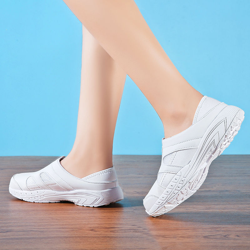 Thumbnail: Flat Shoes, White Sneakers, Nurse Shoes