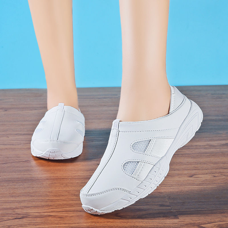 Thumbnail: Flat Shoes, White Sneakers, Nurse Shoes