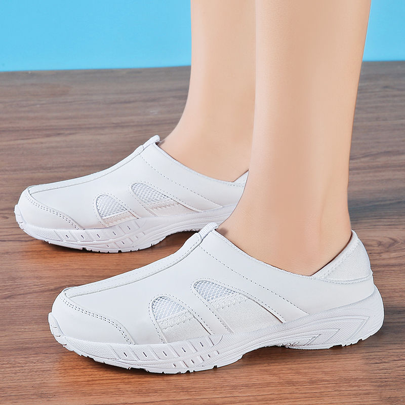Thumbnail: Flat Shoes, White Sneakers, Nurse Shoes