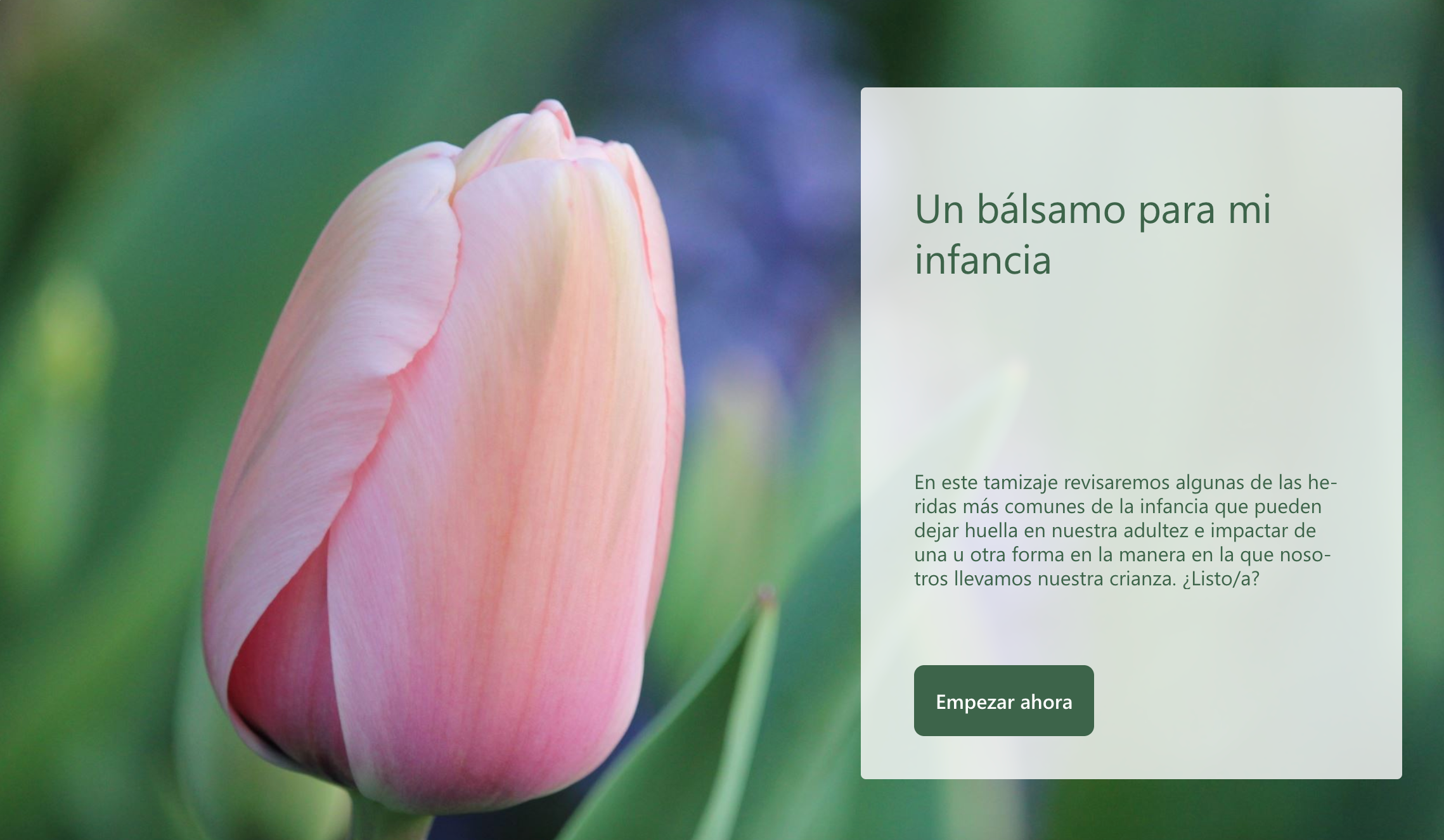 Bálsamo para tu infancia