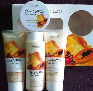 Thumbnail: Oriflame Love Nature Facial Kit Tropical fruits 32255 4Pcs. (15Points)