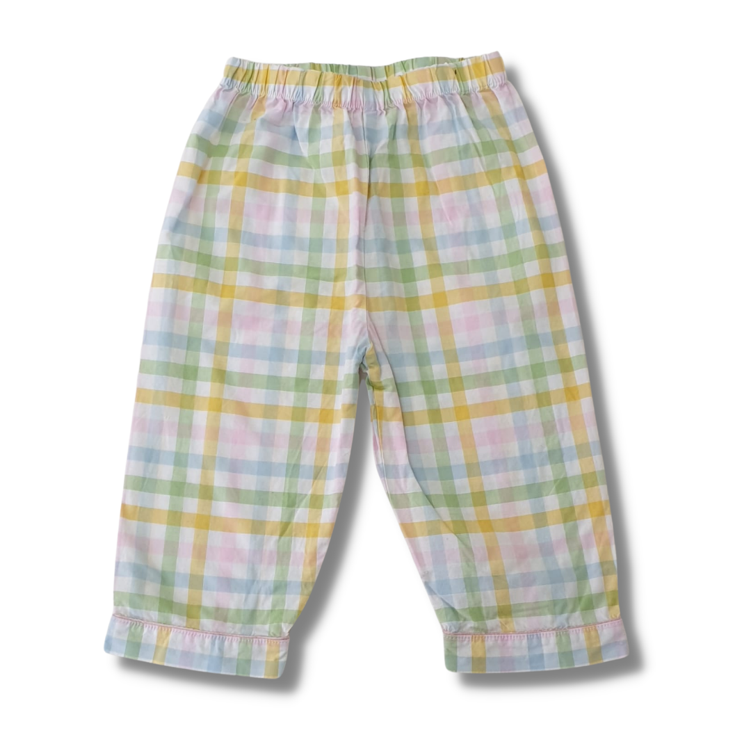 John lewis green mix trousers. Size 6-9m