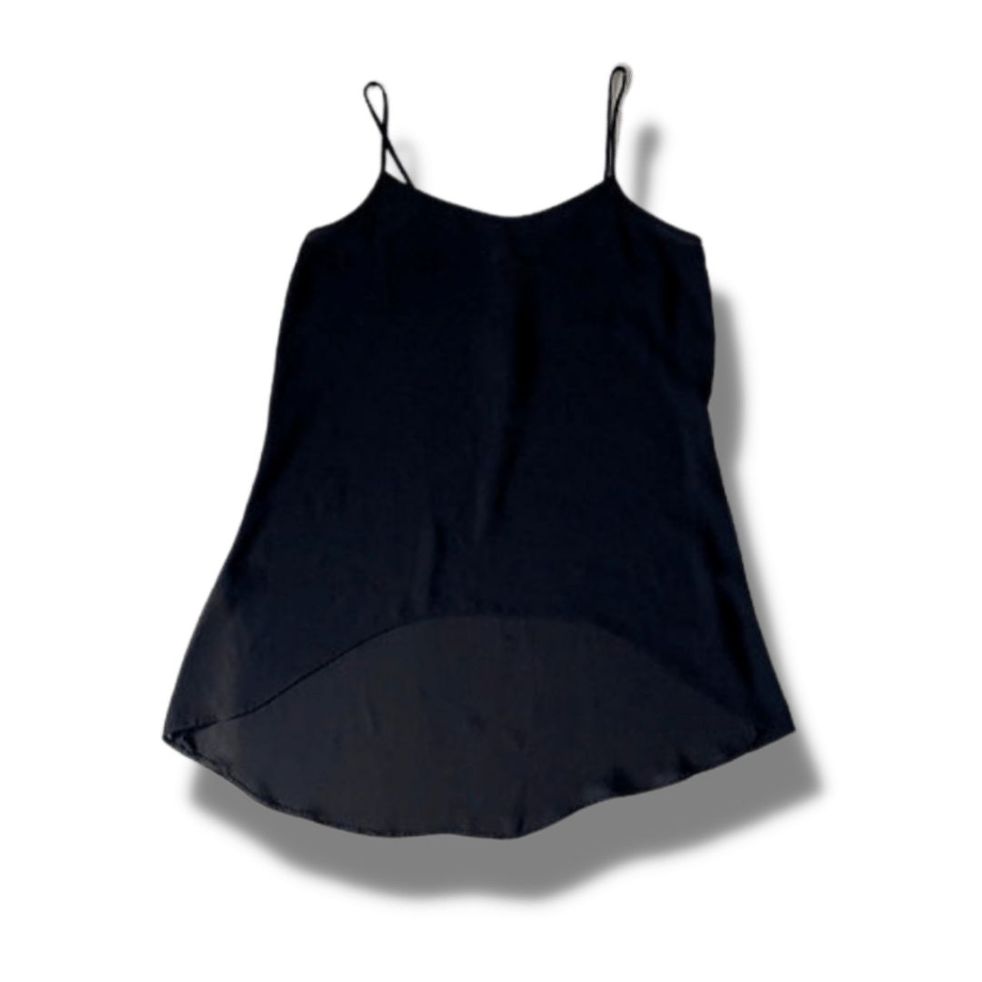 Papaya black longback camisole. Uk 8