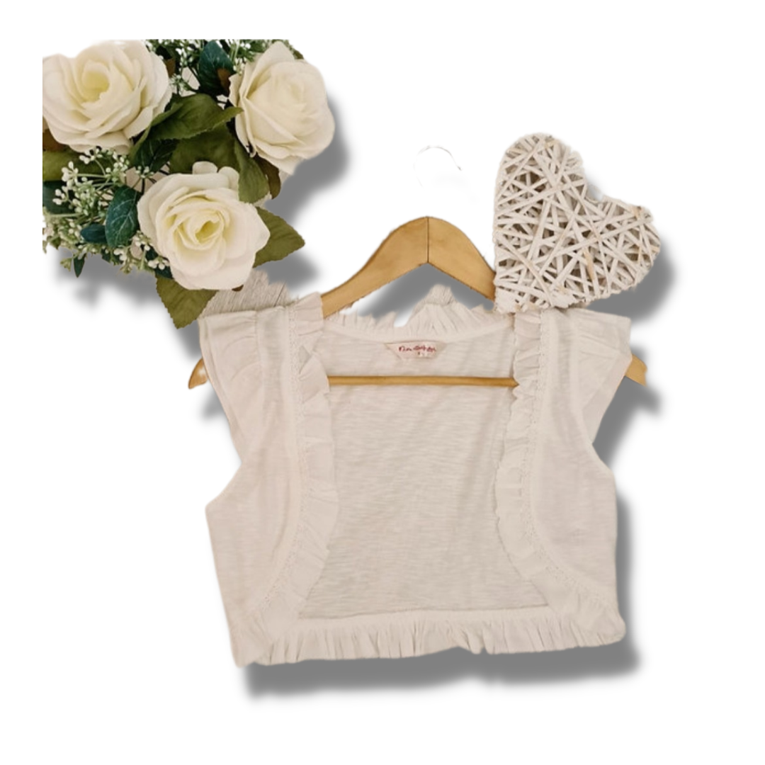 Miss Selfridge cream shoulder cover. Size 8