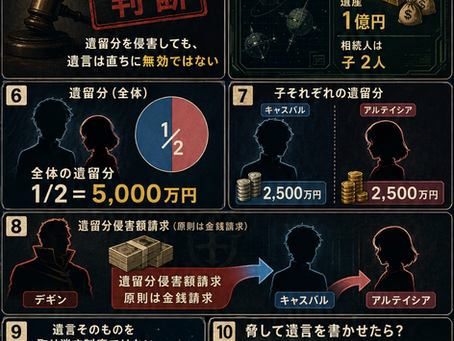 遺留分と遺言の効力