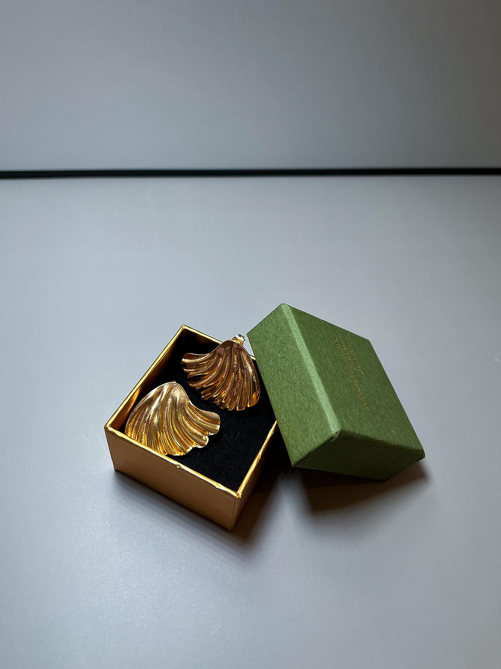 Thumbnail: 18K Gold Plated Wing Earrings
