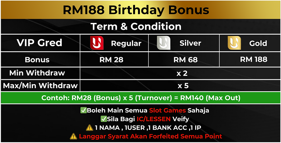 Mega888 Extra Jackpot RM888 Terms & Conditions