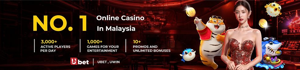 Ubet Online Casino Malaysia No 1 Banner