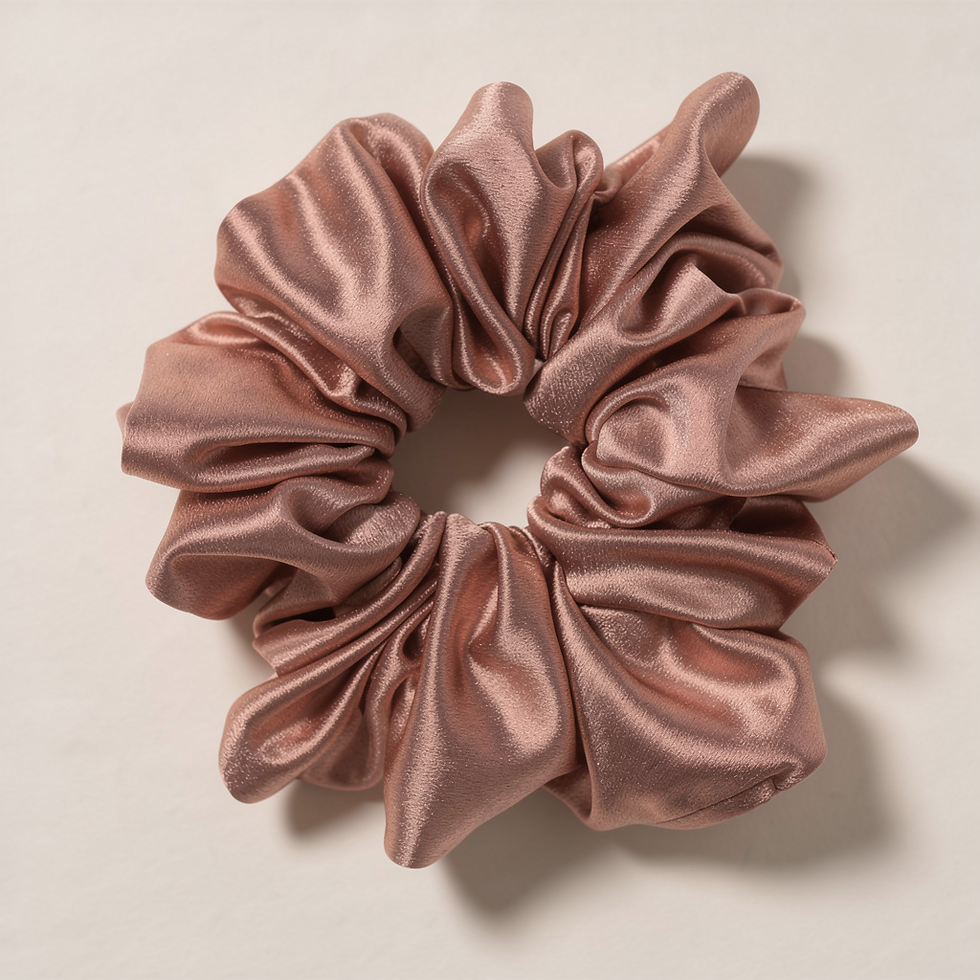 תמונה ממוזערת: גומיית סאטן בצבע ורוד עתיק