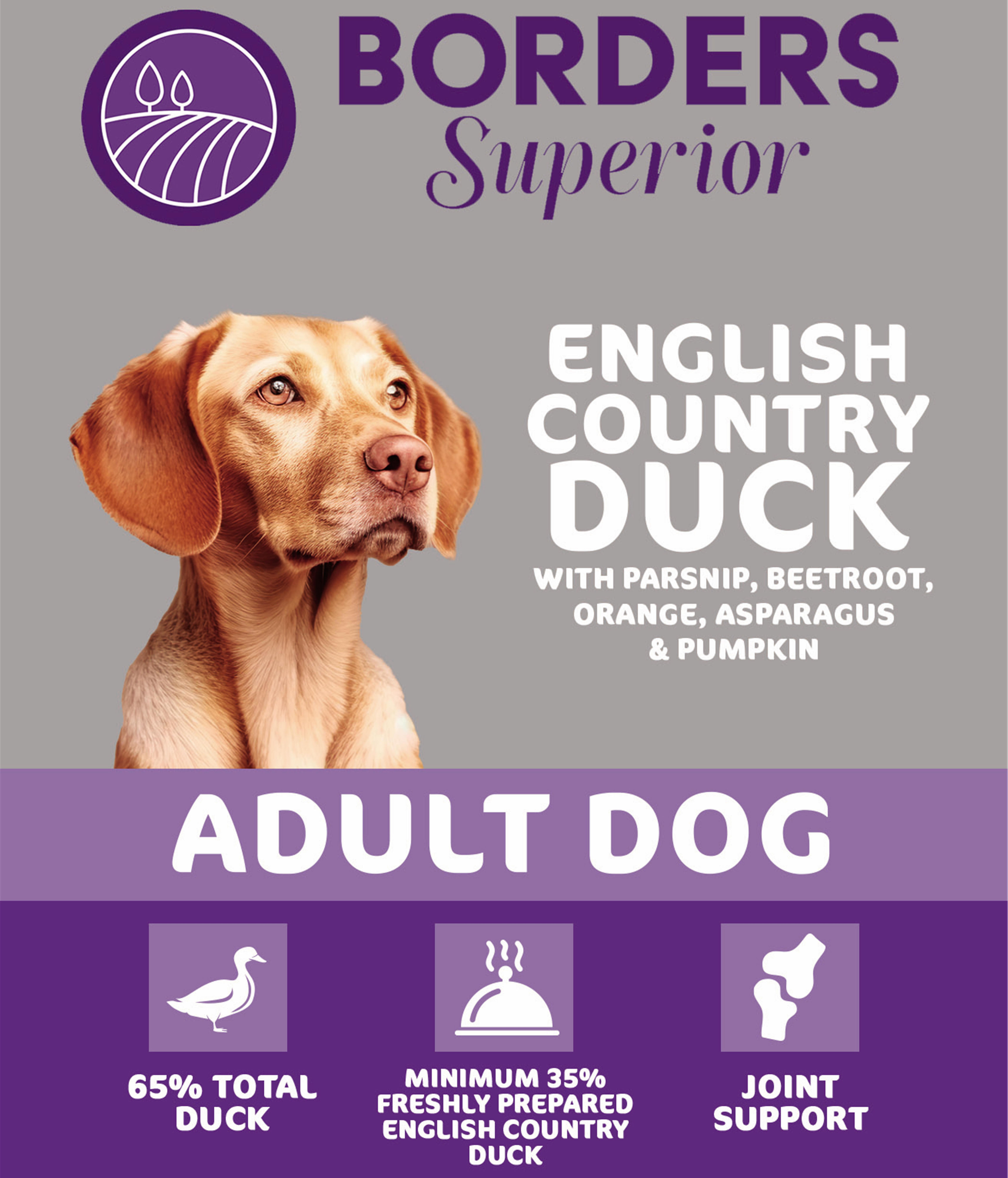Superior Adult Dog English Country Duck, Parsnip, Beetroot, Asparagus & Pumpkin