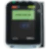 Ingenico's iUC285 showing that it is capable of contactless payments, magstripe, and NFC chip. Also has high contrast display