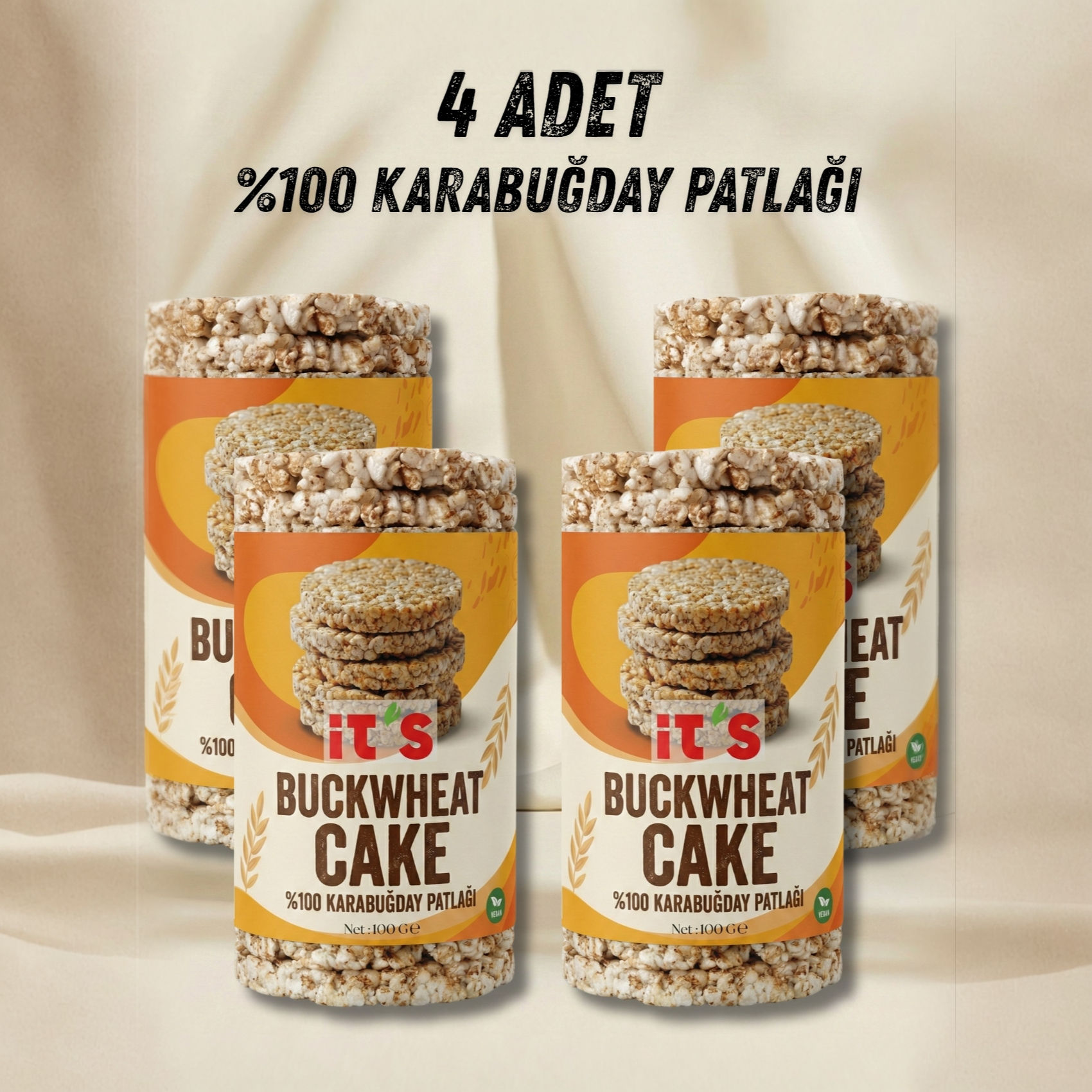 Karabuğday Patlağı 4'lü Paket 4 X 100 G