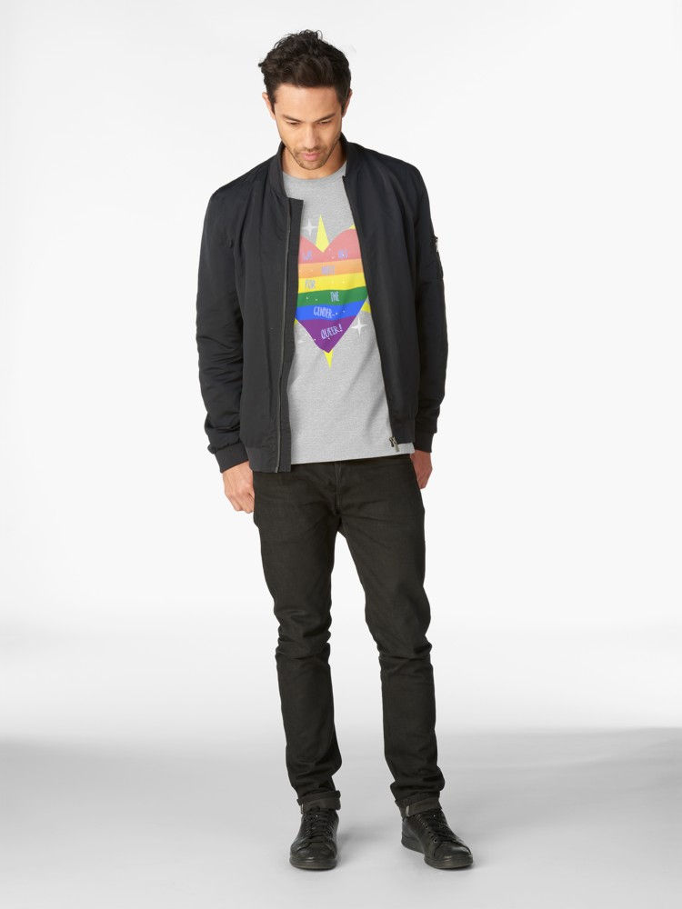 WE 'RE (WITH) THE QUEER! Men’s Premium T-Shirt