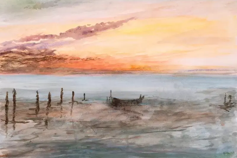 “Lonely boat” by Mark Noble