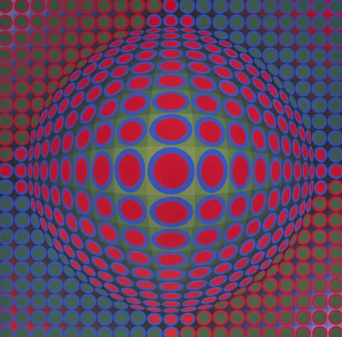 Victor Vasarely, Vega 200, 1968