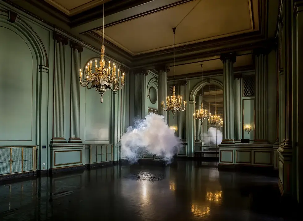 Nimbus, Green Room 2013 by Berndnaut Smilde