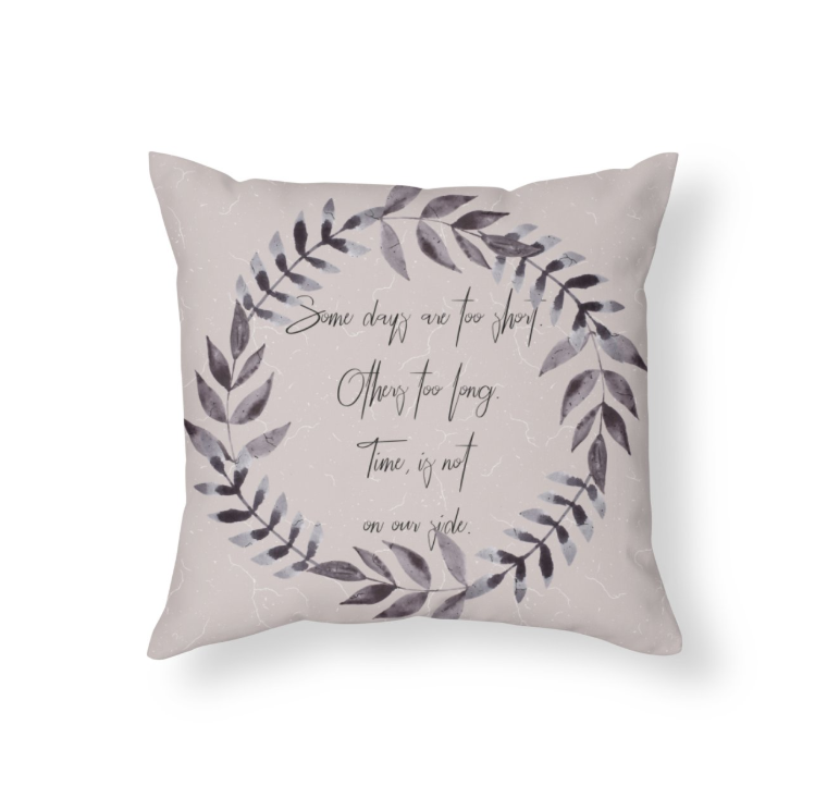 Time Throw Pillow