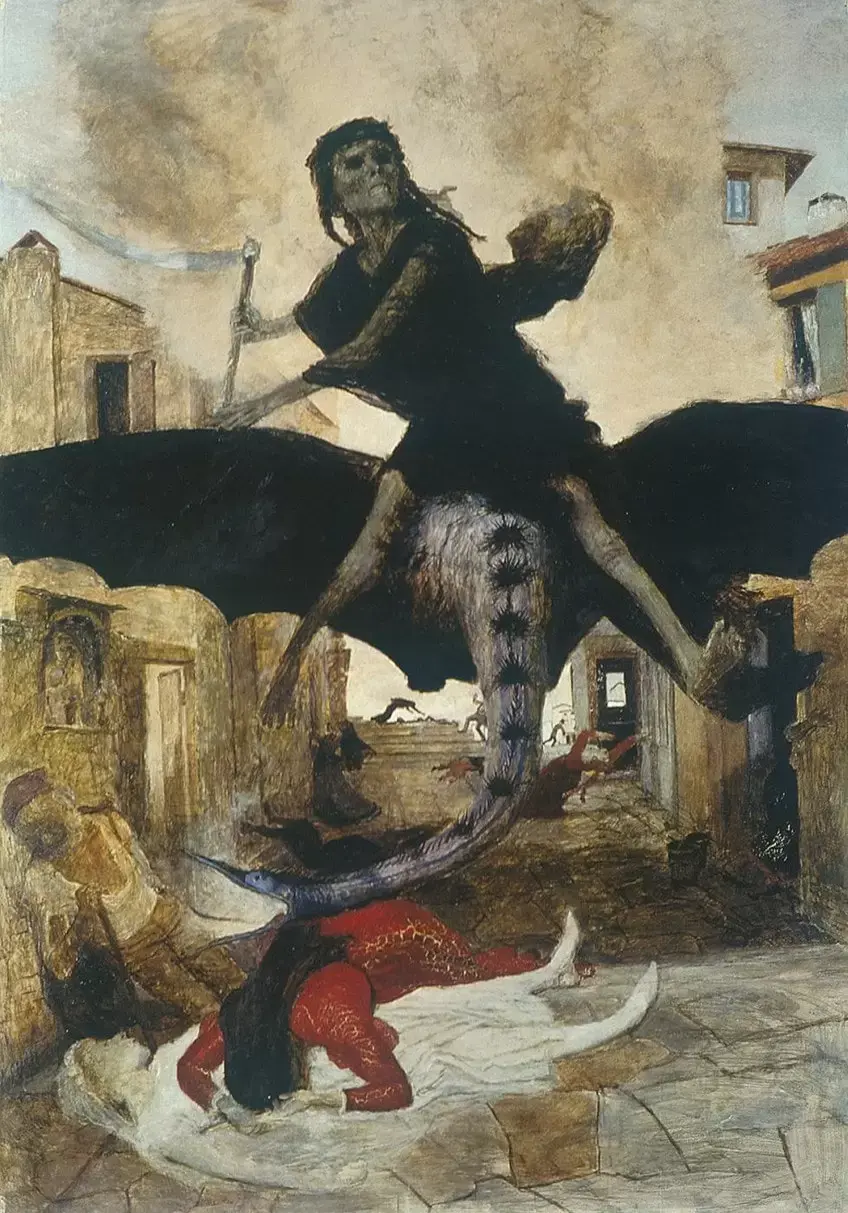 Arnold Böcklin, “The Plague” (1898)