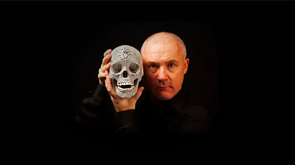 Damien Hirst with “For the Love of God”