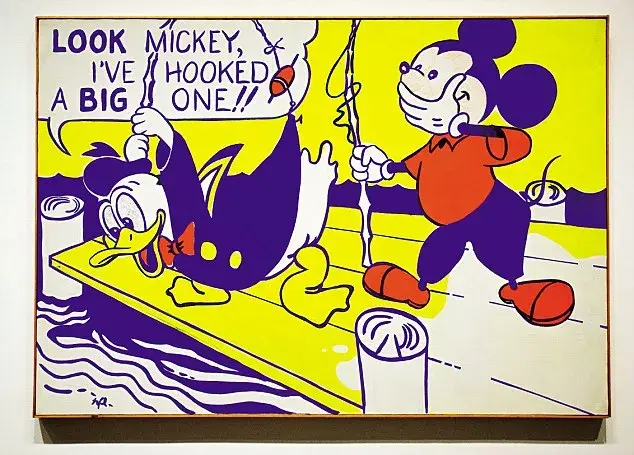 Roy Lichtenstein “Look Mickey”.