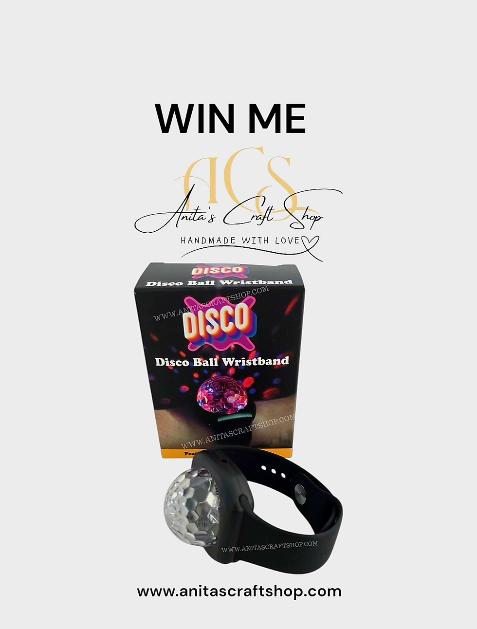 DISCO BALL WRISTBAND - GIVEAWAY
