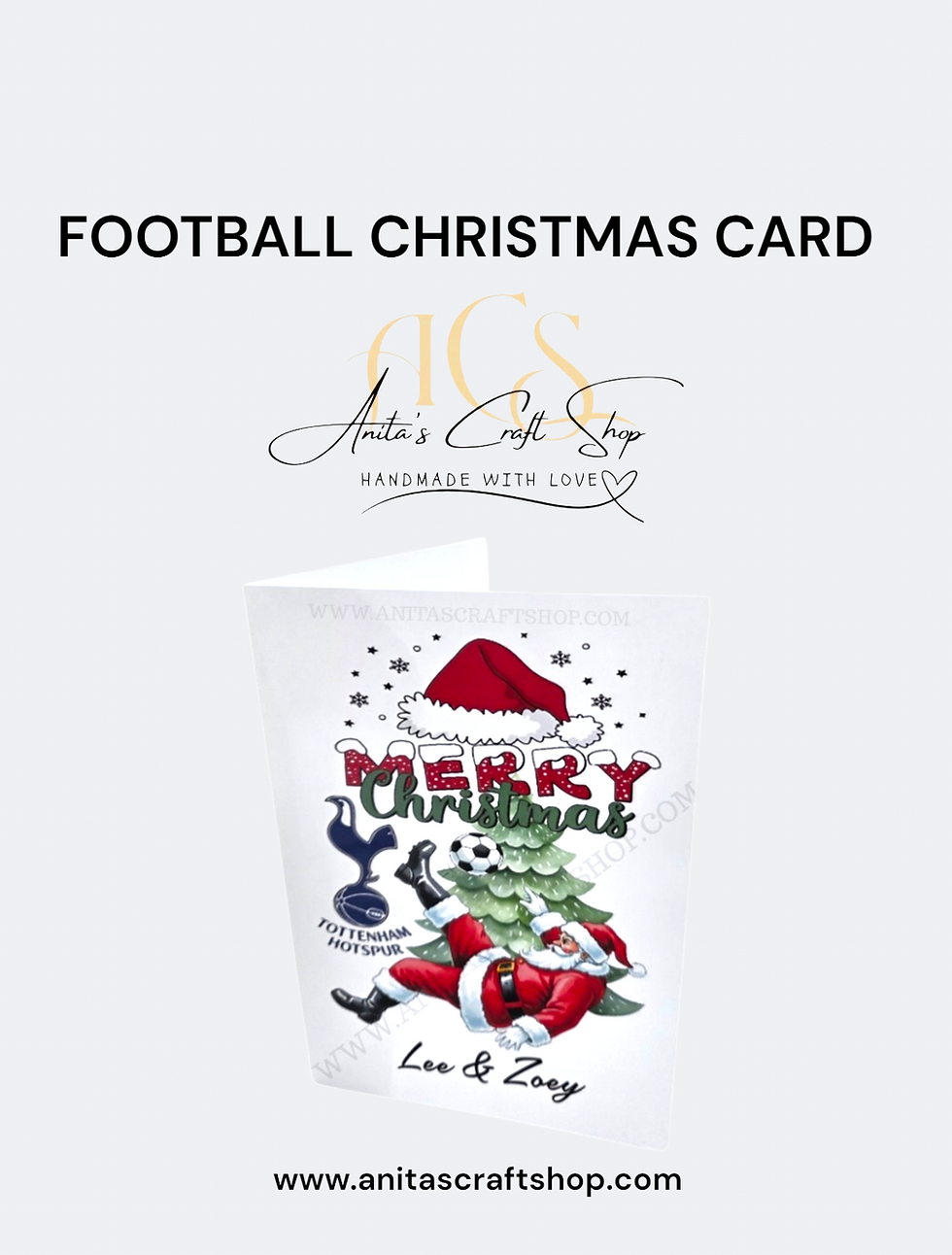 Football Christmas Card