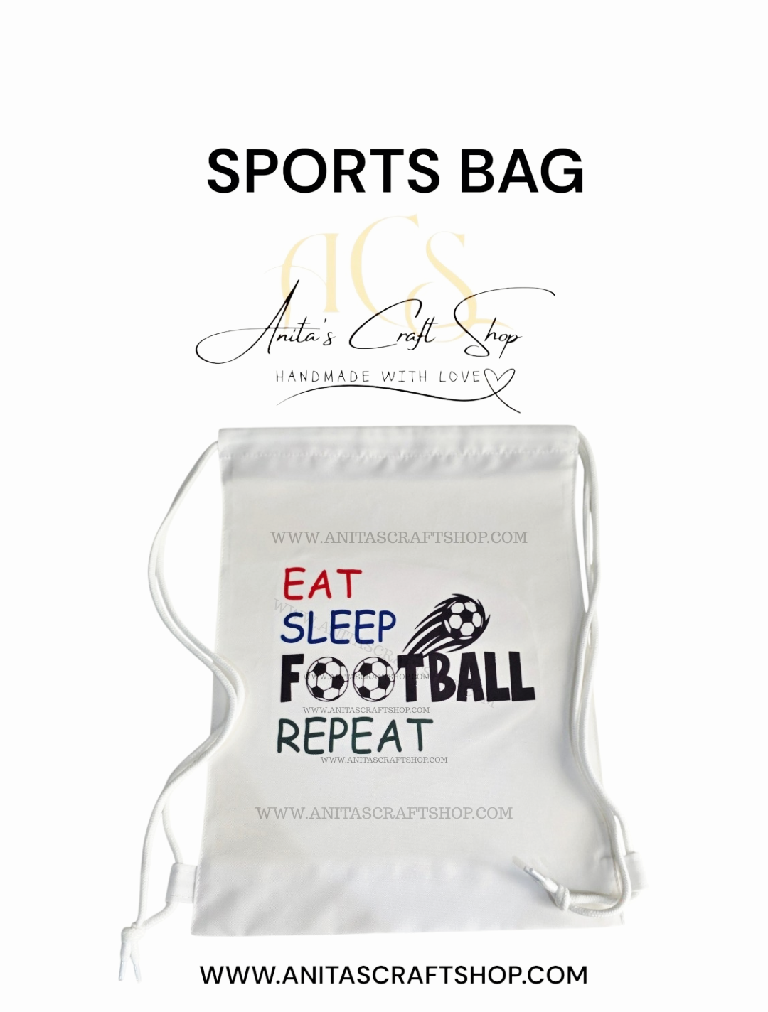 Sports Bag - personalised bag - custom made bag - cheshunt