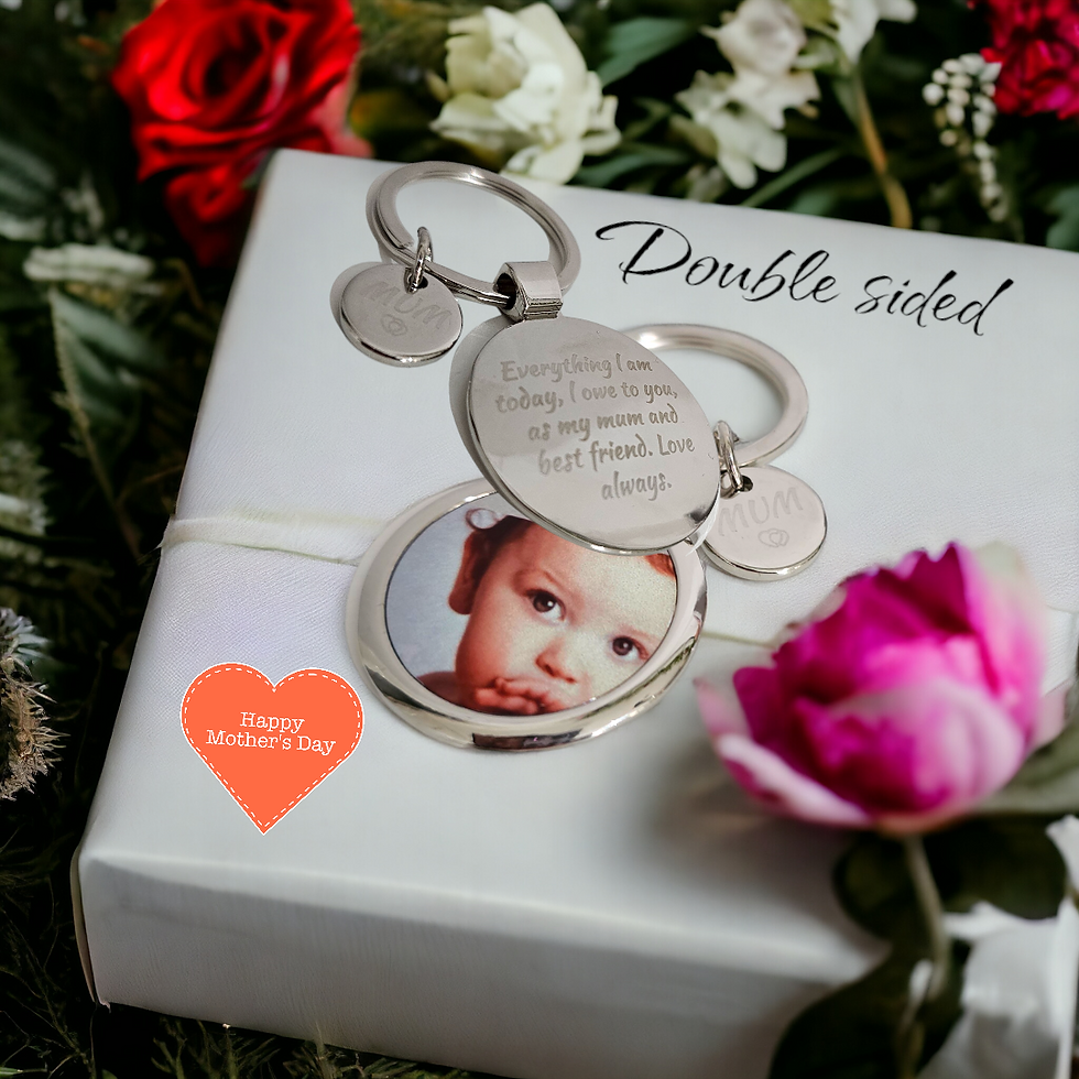 Mum keyring - personalised gift - Anita's Craft Shop