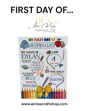 First Day Of School Sign