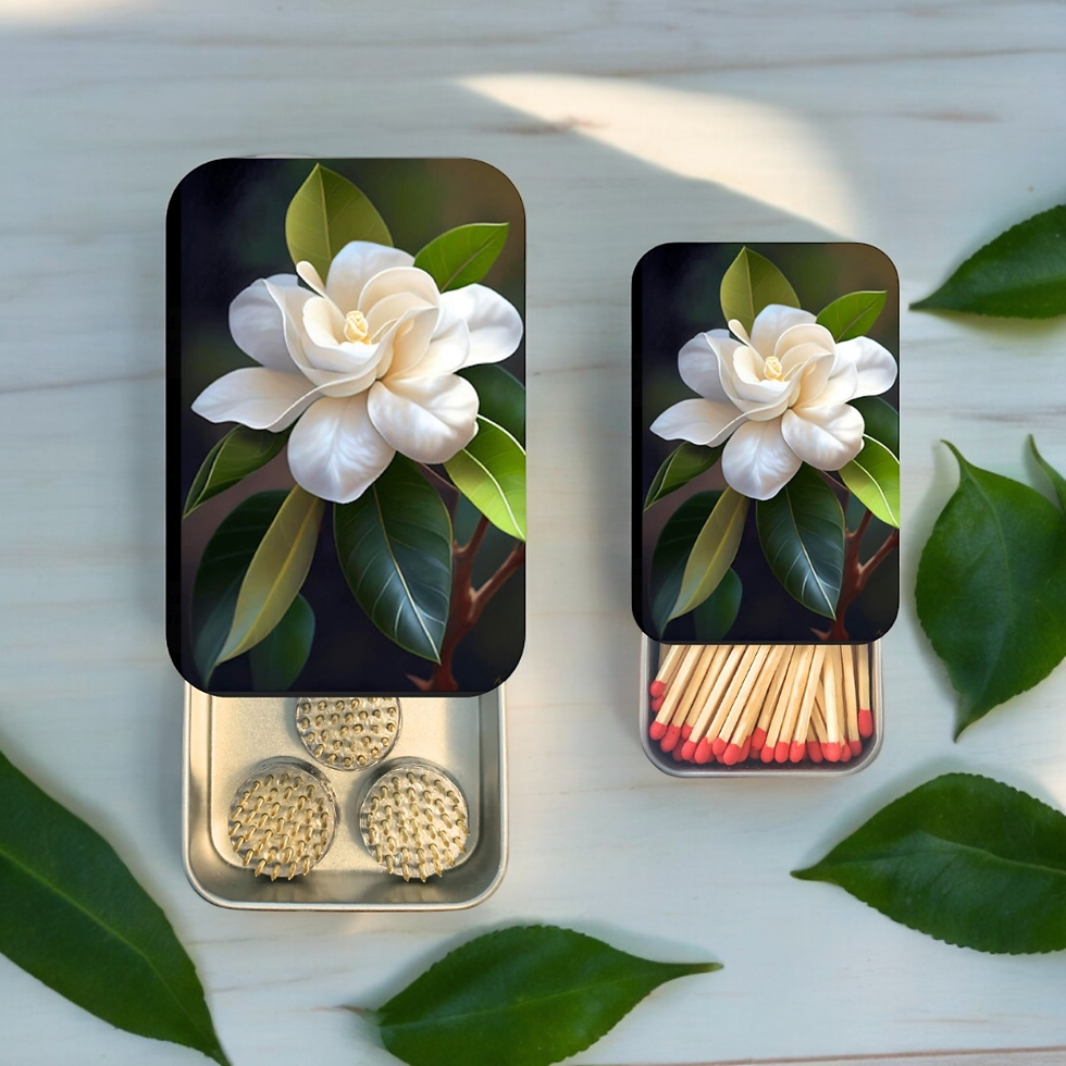 Vintage-Inspired Flower Frog Slider Tins