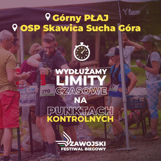 Wydłużamy limity czasowe na punktach kontrolnych