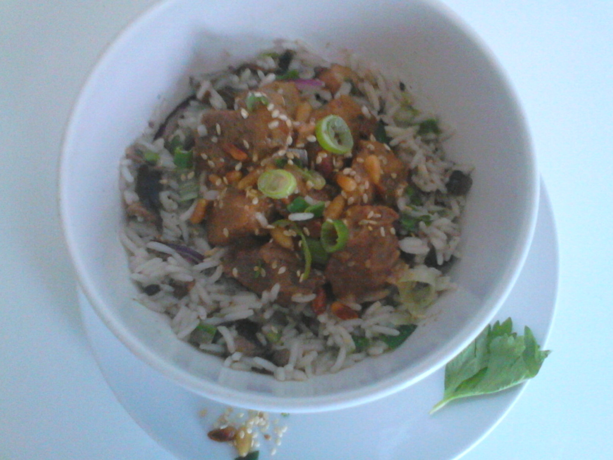 Porc dans l'échine sauce aigre doux