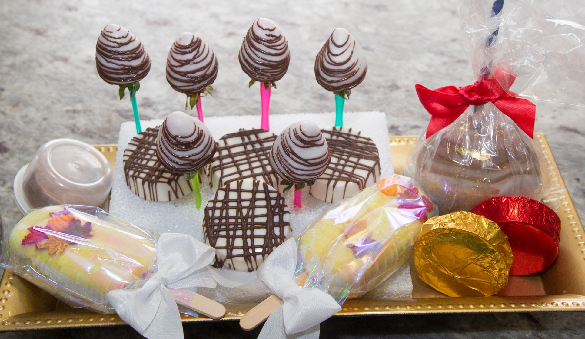 Arranged Food and Objects