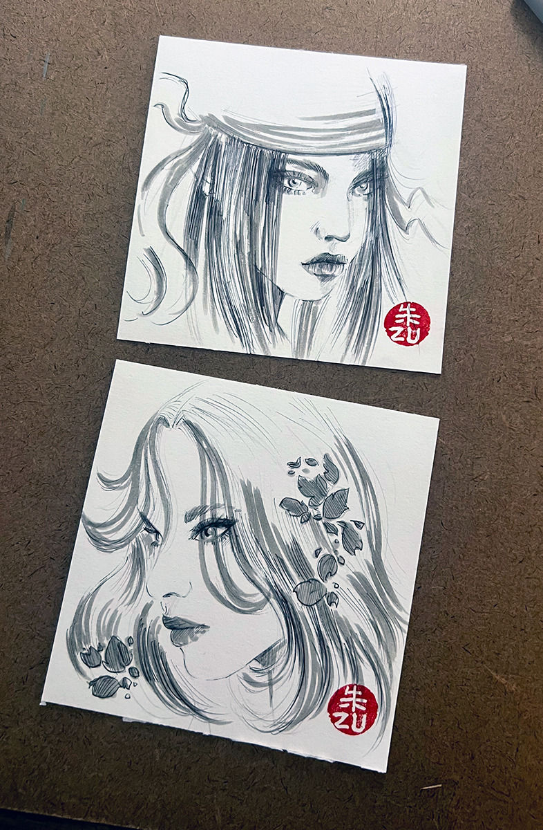 Square card