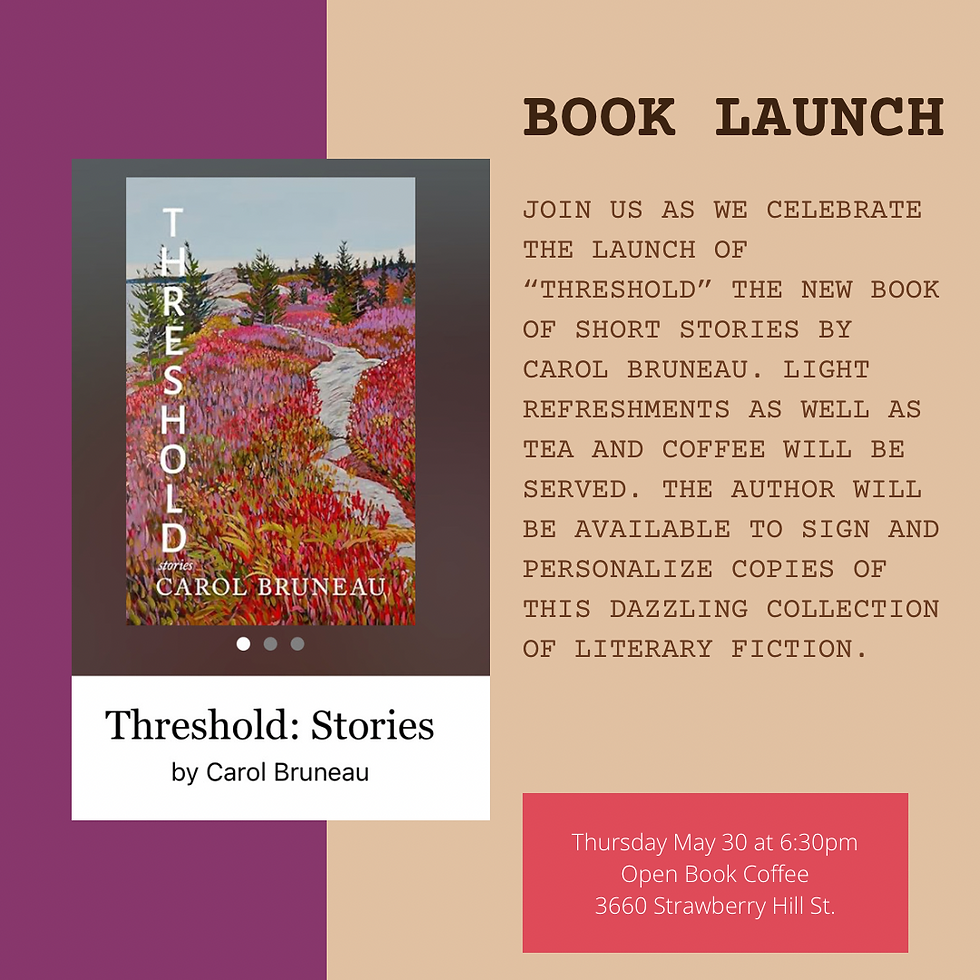 “Threshold” Book Launch