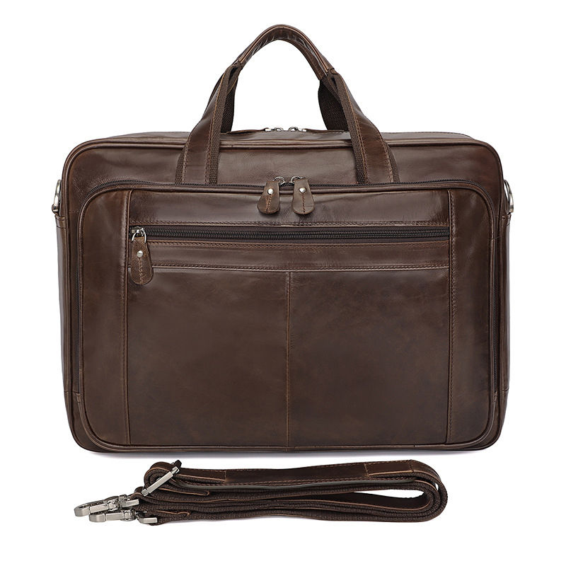 Thumbnail: Men's Heritage Leather Briefcase – Executive Edition