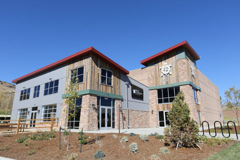Exterior of New Terrain Brewery. 