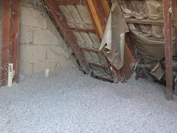 Isolation de combles perdus par isolant biosourcé ouate de cellulose R= 7m².k/W, Quincy-Voisins