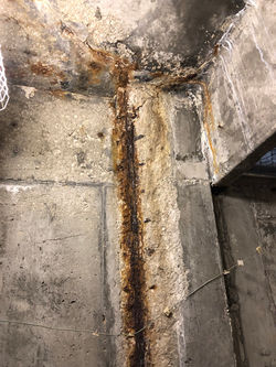 Decaying parking garage