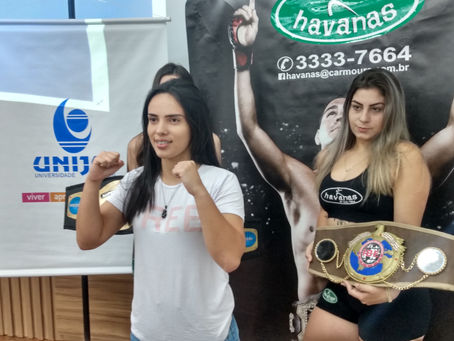 Um sábado para torcer por Gabrielle Sá no ringue em Ijuí