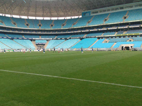 São Luiz perde na Arena, mas dá esperança após primeiro tempo em que abriu 2 a 0 no placar