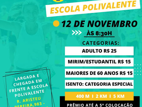Escola Polivalente promove rústica domingo