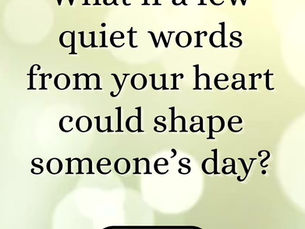 Speak Love Into Someone’s Life – Thankful Thursday