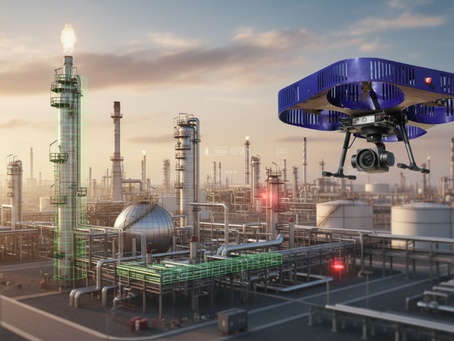 Inside the Future of Oil & Gas: AI Drones at Work