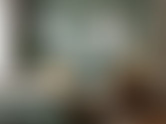 Bedroom (Ai) image of the following: Sage Memory colored accent wall and curtains, Â a Weathered Linen colored area rug and bedding, Â a Dewy Moss colored lush throw pillows and ceramic vase with a few raw wood framed pictures and an aged brass based lamp.