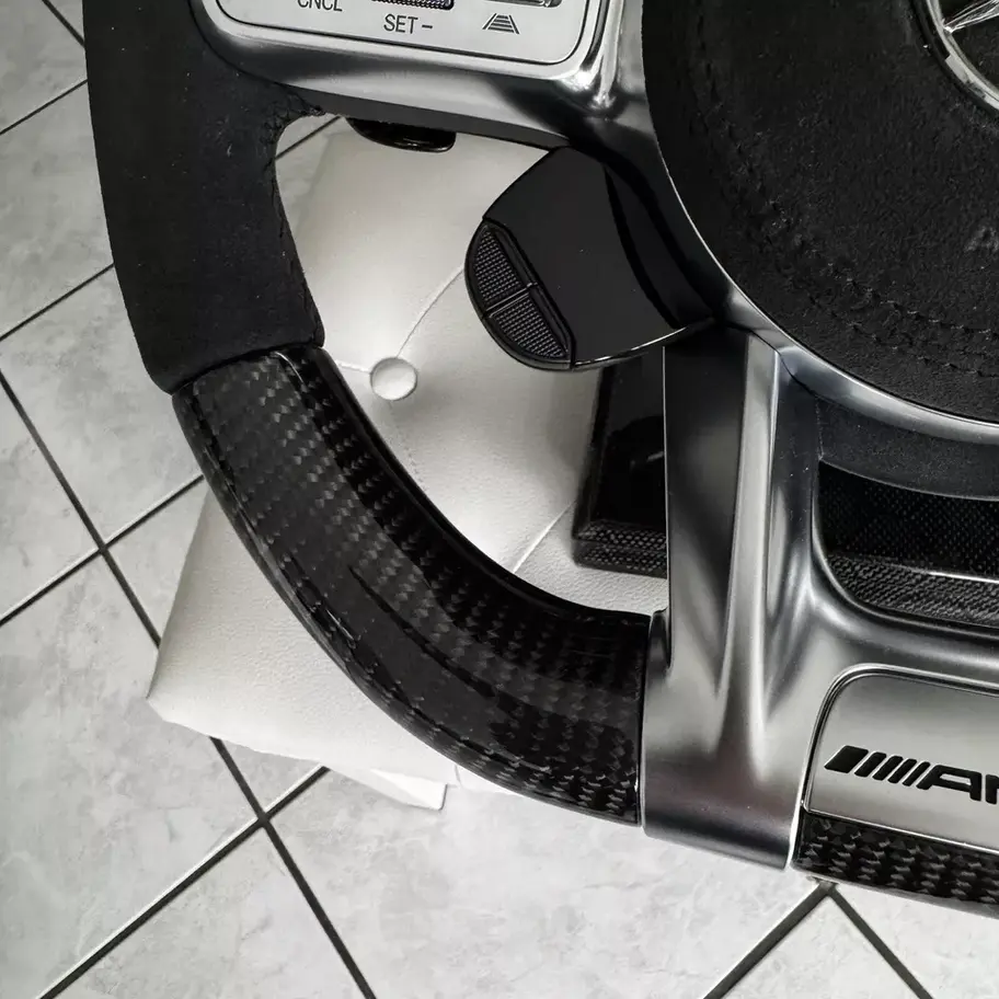 Mercedes-Benz Amg Sport Carbon Lenkrad U88 Driver Unit Carbon Paddeln E63 C63