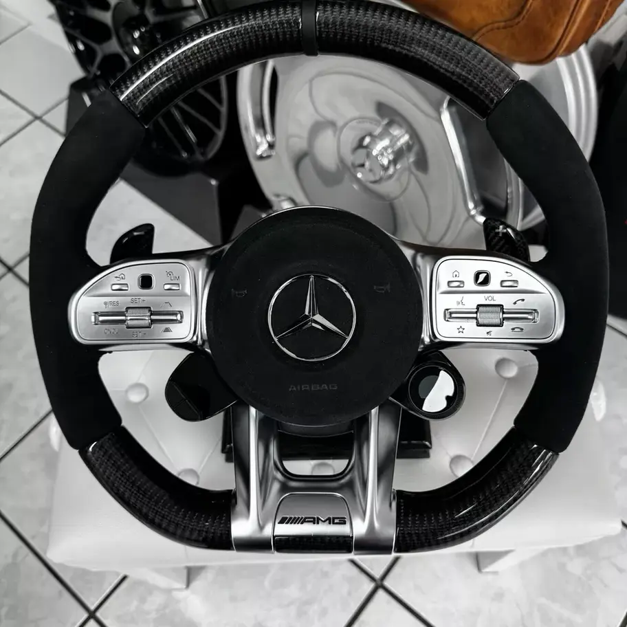 Mercedes-Benz Amg Sport Carbon Lenkrad U88 Driver Unit Carbon Paddeln E63 C63