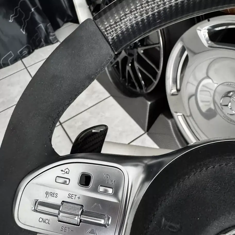 Mercedes-Benz Amg Sport Carbon Lenkrad U88 Driver Unit Carbon Paddeln E63 C63