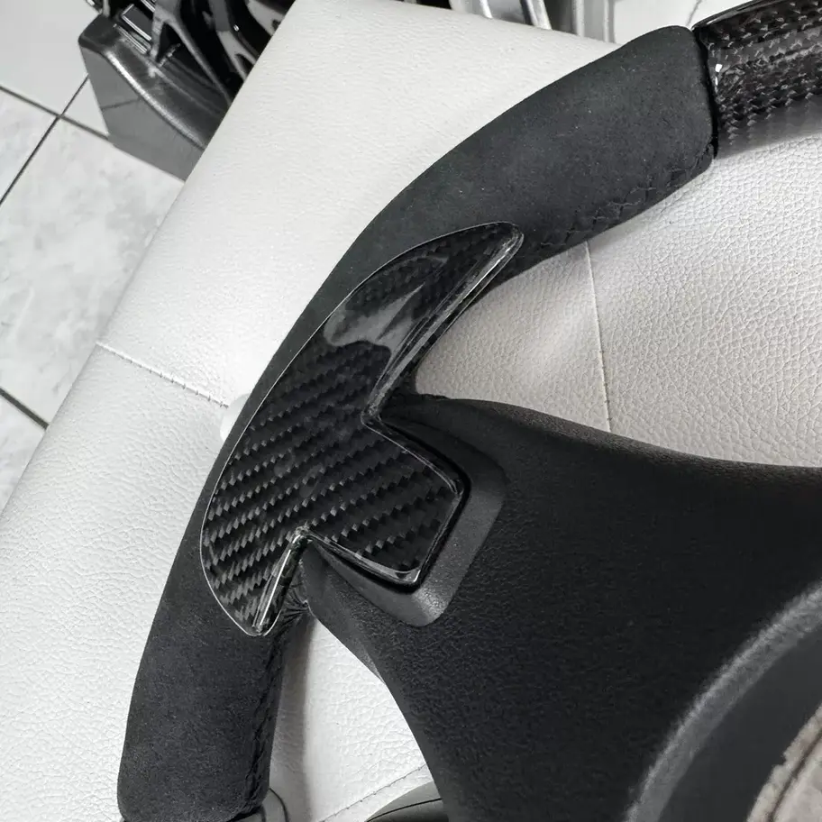 Mercedes-Benz Amg Sport Carbon Lenkrad U88 Driver Unit Carbon Paddeln E63 C63