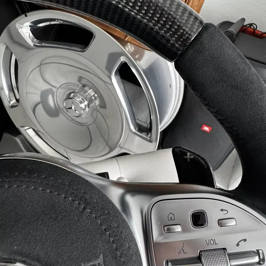 Mercedes-Benz Amg Sport Carbon Lenkrad U88 Driver Unit Carbon Paddeln E63 C63
